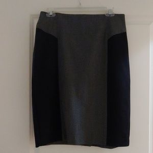 Black and Grey Skirt